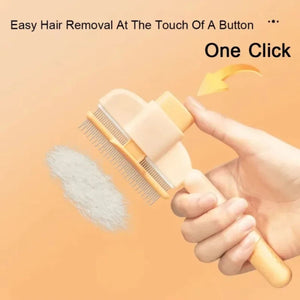 One Click Pet Grooming Brush - Your Pet's New Best Friend